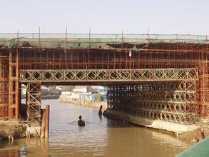 貝雷片圖片,貝雷片高清圖片 浙江碗扣式腳手架貝雷片貝雷橋租賃公司,