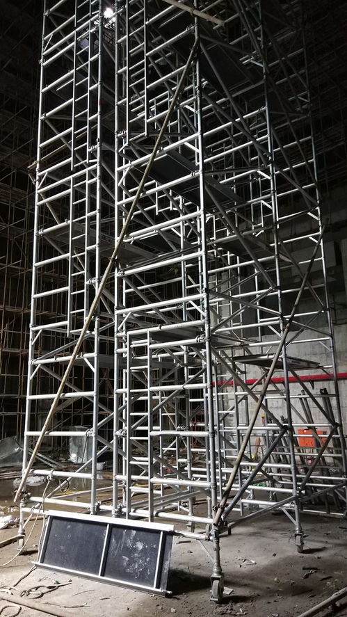 廣州花都單寬鋁合金腳手架,絕緣腳手架,移動工作平臺