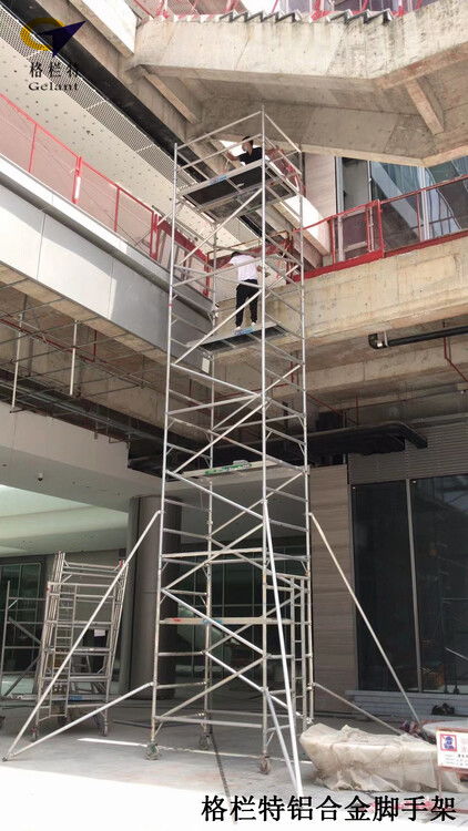 東莞鋁合金腳手架,東莞鋁合金快裝可移動腳手架,新型爬架腳手架